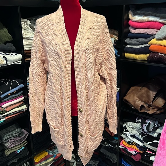 Agnes & Dora Sweaters - Pink heavy knit cardigan 🪷